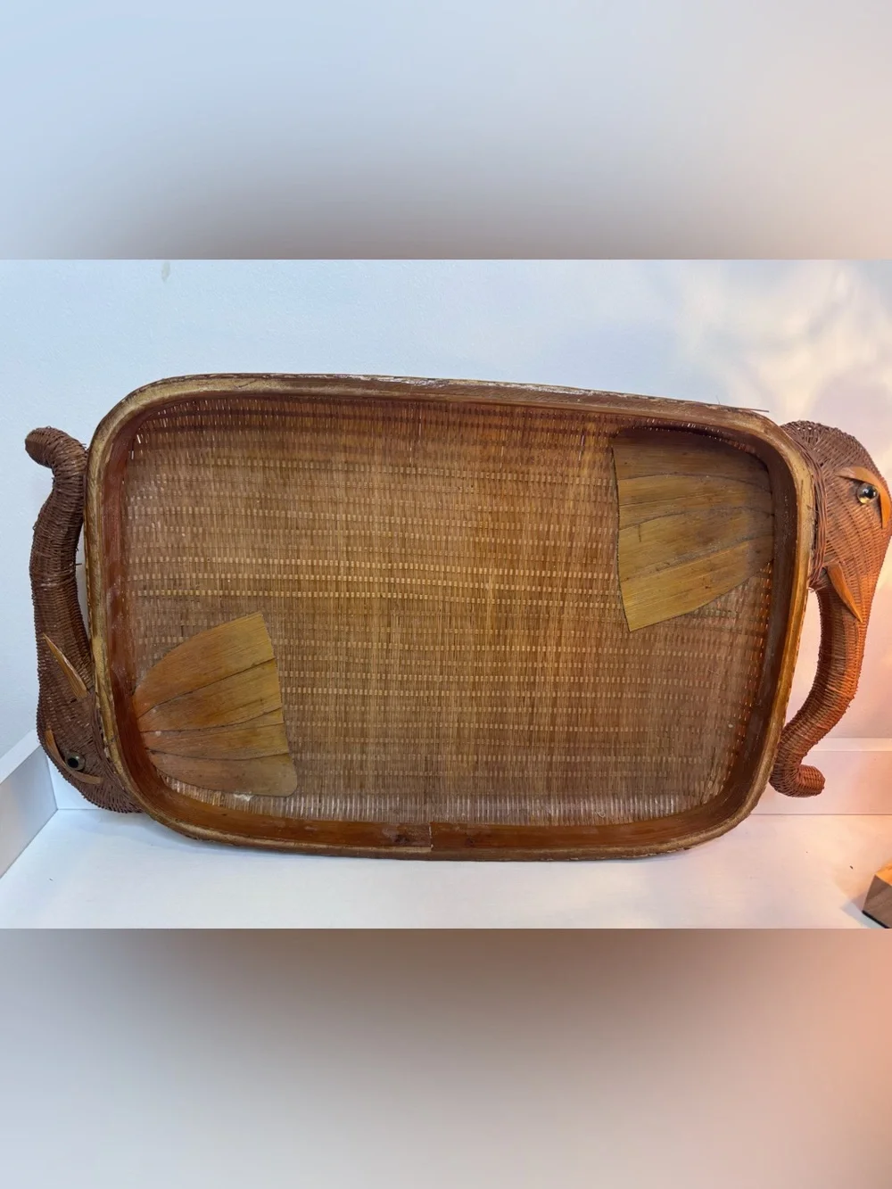 Vintage handcrafted woven